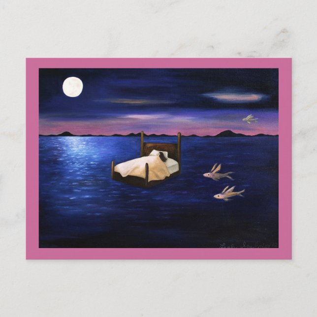 Nasse Träume Postkarte (Vorderseite)