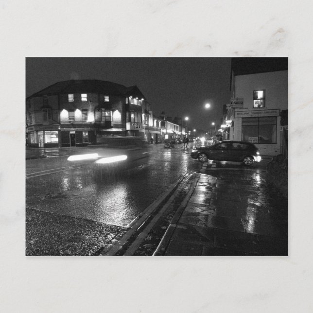 Nasser Abend, Salisbury Road Cardiff (3) Postkarte (Vorderseite)