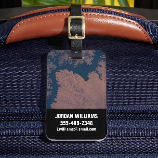 Nasser Gepäckanhänger (Vorderseite Insitu 2)