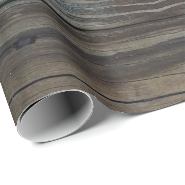Nasses hölzernes Planken-Packpapier Geschenkpapier (Rolleneckpunkt)