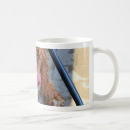 Nasshund mit Banane Kaffeetasse