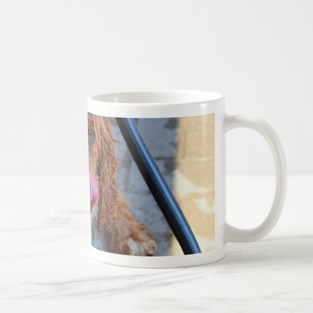 Nasshund mit Banane Kaffeetasse (Rechts)