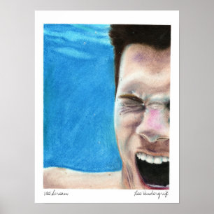 Nassschreie von Lee Vandergrift Poster