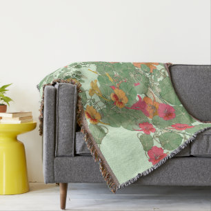 Nasturtien   Antiker Lithograph 1896 Decke