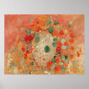 Nasturtien von Odilon Redon Vintag Floral Poster