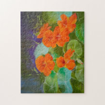 Nasturtium Bloom - Botanical Pastel