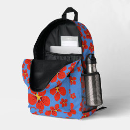 Nasturtium Design Backpack Bedruckter Rucksack