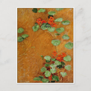 Nasturtiums von Gustave Caillebotte Postkarte
