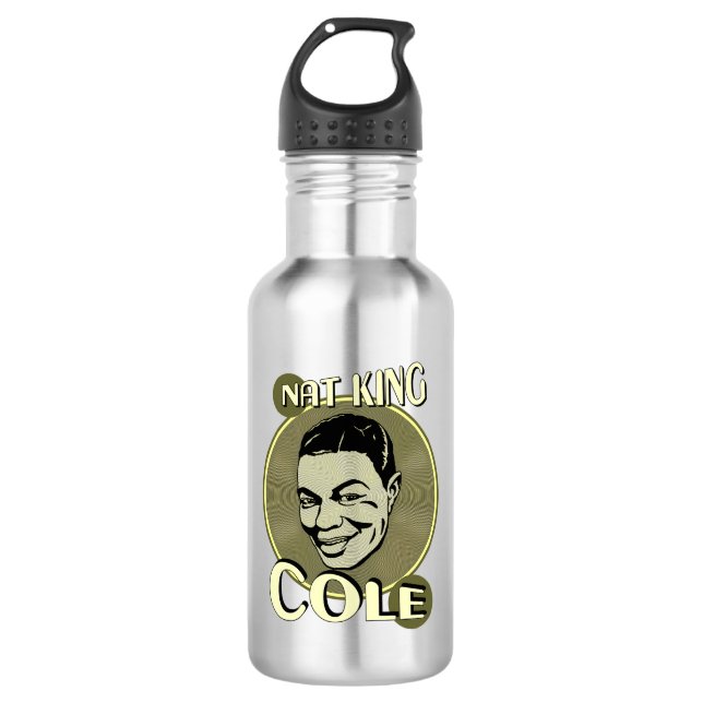 Nat King Cole Edelstahlflasche (Vorderseite)