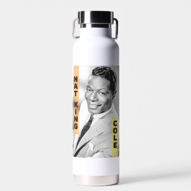 Nat King Cole Trinkflasche (Vorne)