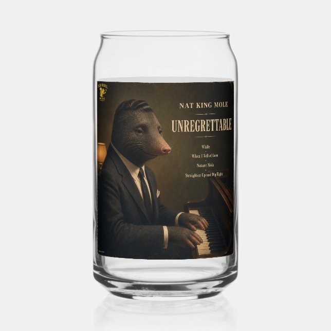 Nat King Mole Album: eine Parodie Dosenglas (Vorderseite)