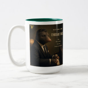 Nat King Mole Album: eine Parodie Zweifarbige Tasse