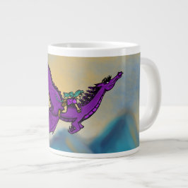 Nata und Meeka nehmen Flug Jumbo-Tasse
