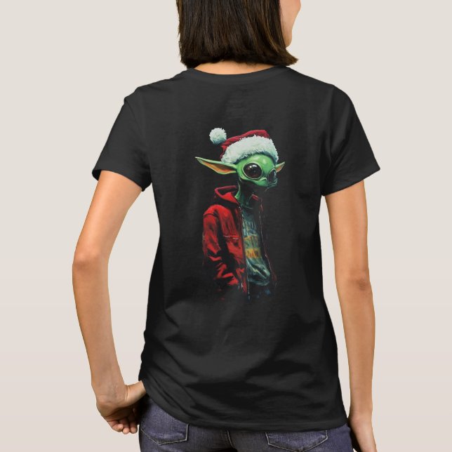 Natal Alien (Modelo II) T-Shirt (Rückseite)