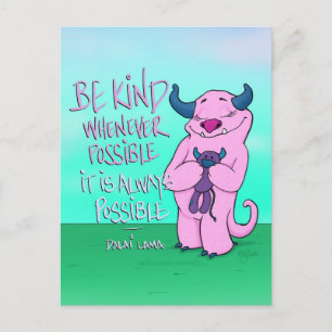 Natalie das Monster, Postkarte