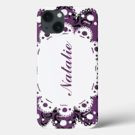 Natalie Elegant Damask Viktorianisches Telefon Case-Mate iPhone Hülle
