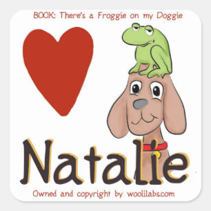 Natalie Froggie auf Doggie Stickers