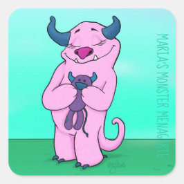 Natalie Quadratischer Aufkleber