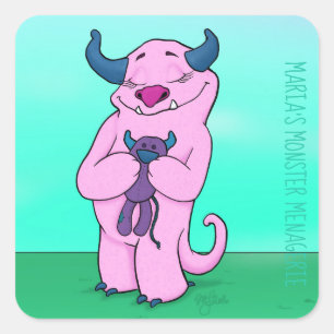 Natalie Quadratischer Aufkleber