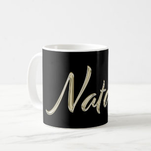 Natalie white gold Handwriting Tasse Kaffeetasse