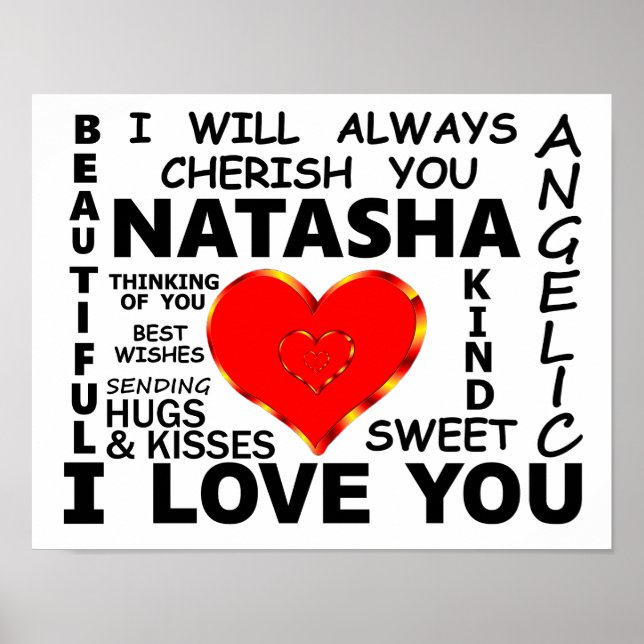 Natasha I Liebe You Poster (Vorne)