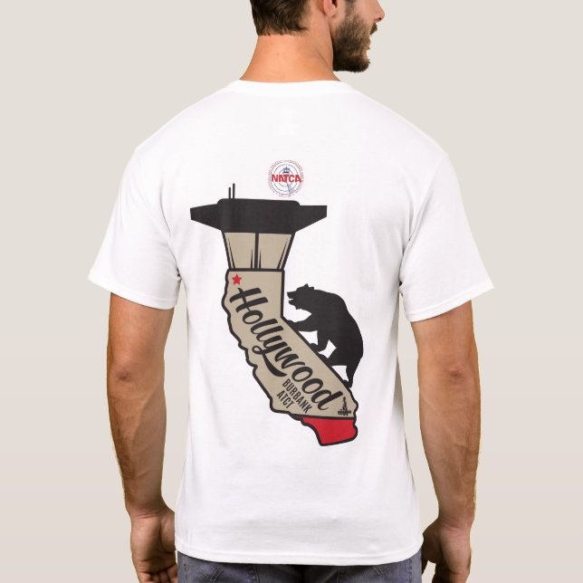NATCA BUR ATCT KALIFORNIA T-Shirt (Rückseite)