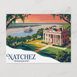 Natchez, Mississippi Mississippi Postkarte
