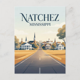 Natchez Mississippi Postkarte