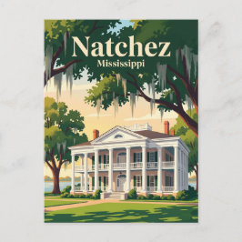 Natchez Mississippi Postkarte