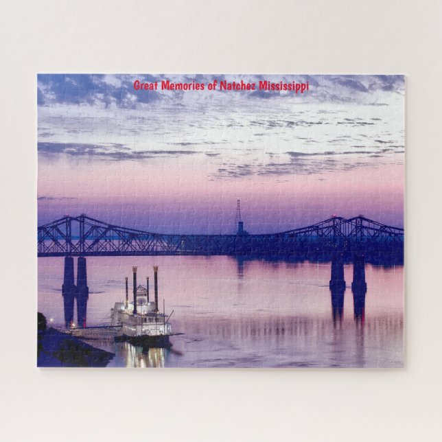 Natchez Mississippi Riverboat. Jigsaw Puzzle (Horizontal)