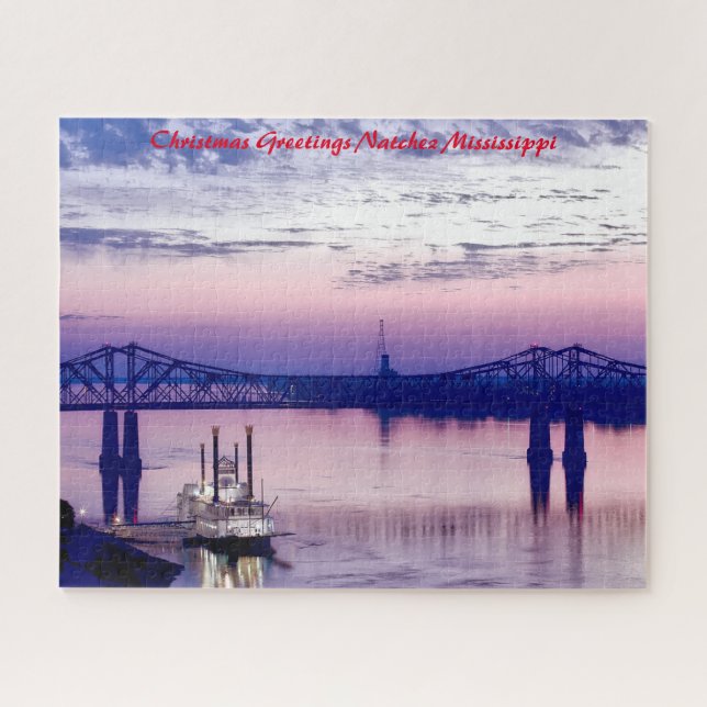 Natchez Mississippi Riverboat. Puzzle (Horizontal)