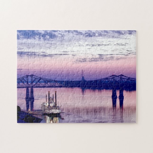 Natchez Mississippi Riverboat. Puzzle (Horizontal)