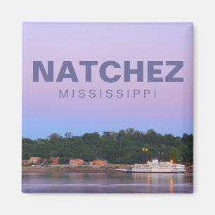 Natchez, Mississippi-Souvenirmagnet Magnet