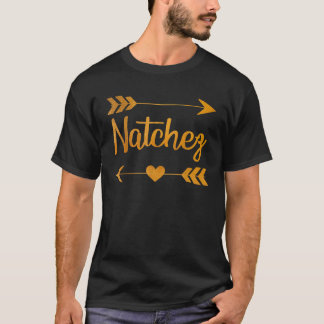 NATCHEZ MS MISSISSIPPI Funny City Zuhause Roots US T-Shirt