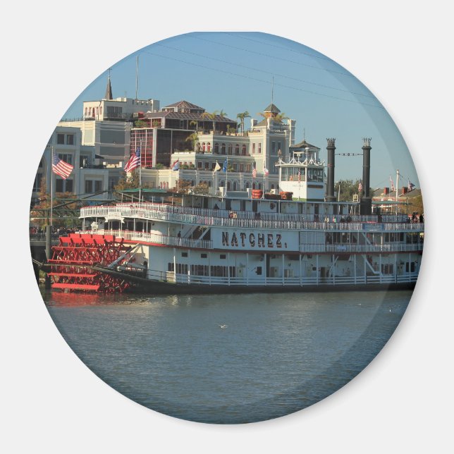 Natchez River Boat New Orleans Magnet (Vorne)