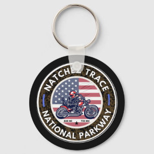 Natchez Trace Road Mississippi Tennessee Schlüsselanhänger