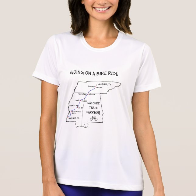 Natchez Trace Route T - Shirt (Vorderseite)