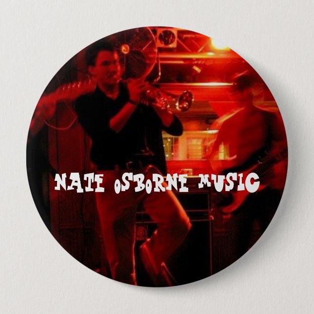Nate Osborne Musik Button (Vorderseite)