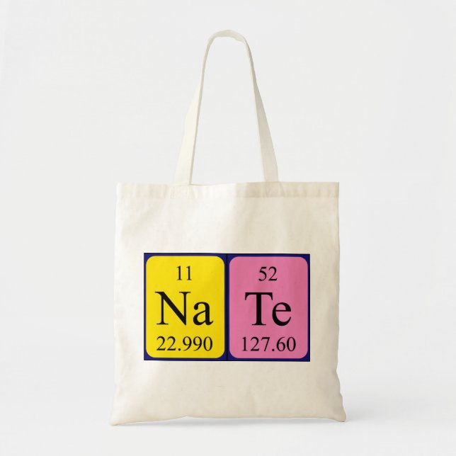 Nate Periodic Table name tobag Tragetasche (Vorne)