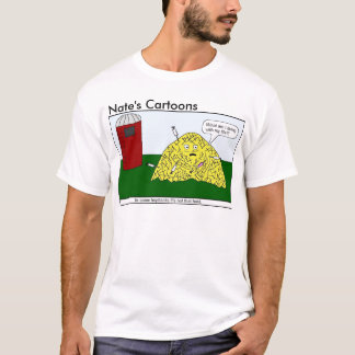 Nates Cartoon-Heuschober-Shirt T-Shirt