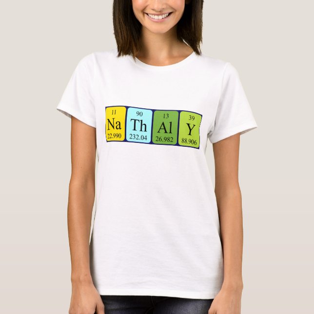 Nathaly Periodenname Shirt (Vorderseite)