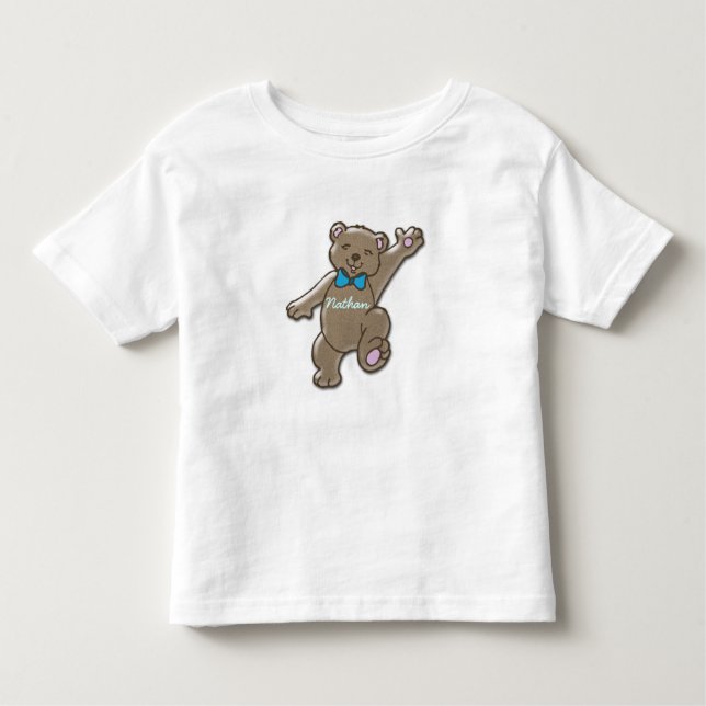 Nathan und Teddy Kleinkind T-shirt (Vorderseite)