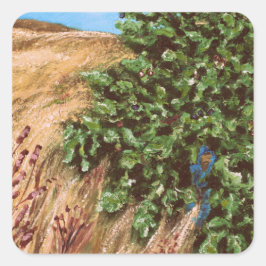 Nathanael und der Abeigenbaum Quadratischer Aufkleber