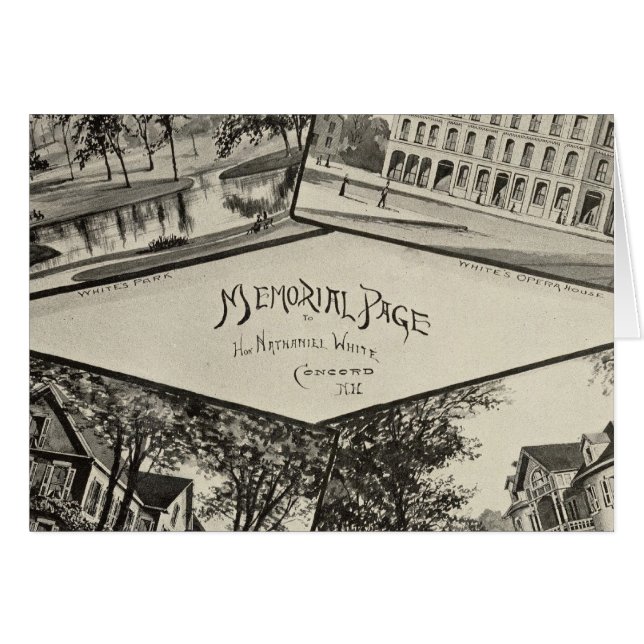 Nathaniel White Memorial (Vorderseite (Horizontal))