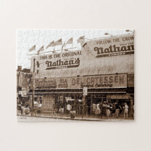Nathan's berühmter Hot Dogs Jigsaw Puzzle