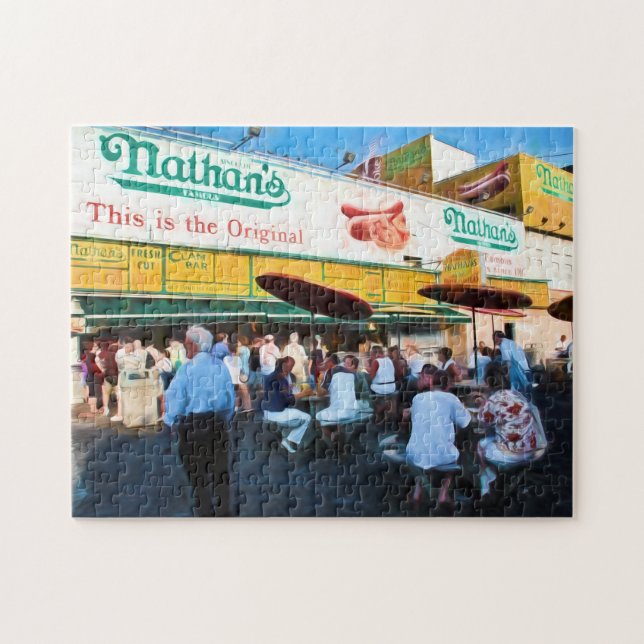 Nathans Coney-Insel-Foto-Puzzlespiel Puzzle (Horizontal)