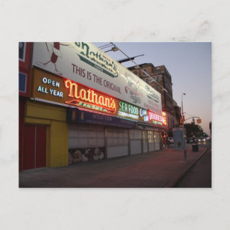 Nathans Coney Island Postkarte