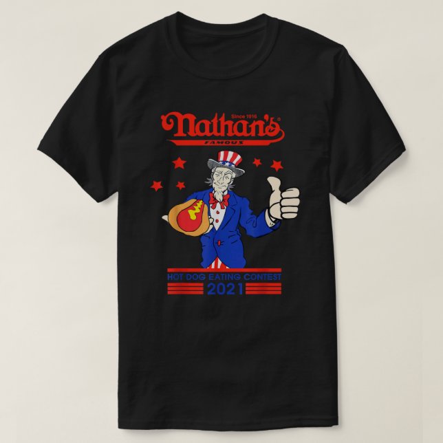 Nathans-Hot-Dog-Eating-Contest-2021-Joey-Chestnut T-Shirt (Design vorne)