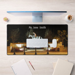 Natie Dancer Horse Statue Saratoga Desk Mat Schreibtischunterlage