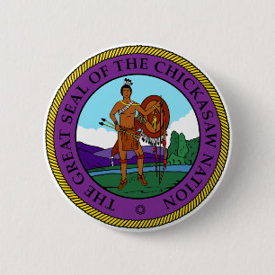 Nation Chickasaw Siegel Button